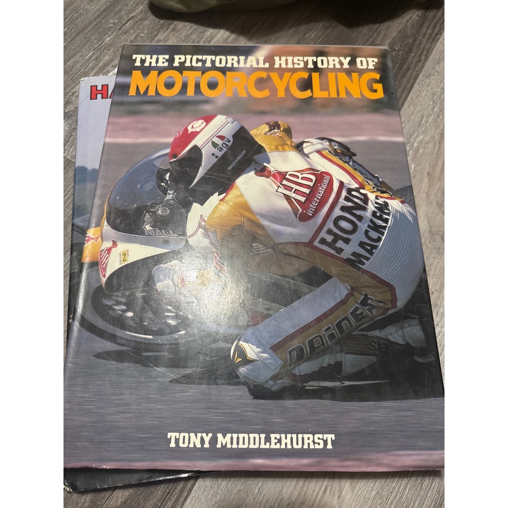 Tony Middlehurst Motorcycle Books Harley-Davidson & Pictorial History 2 Book Set